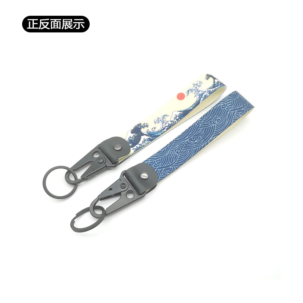 JDM Culture Keychain Wrist Strap with Digital Print 19.5cm x 2.5cm