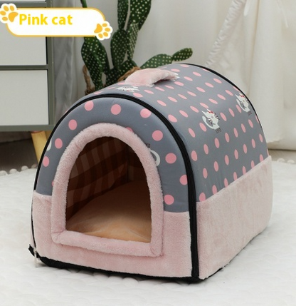 Portable Handle Pet dog cat Bed