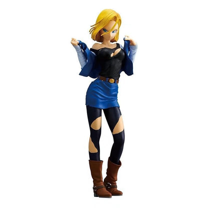 Dragon Ball Flash Charm Android 18 Figure (Blue-Green)