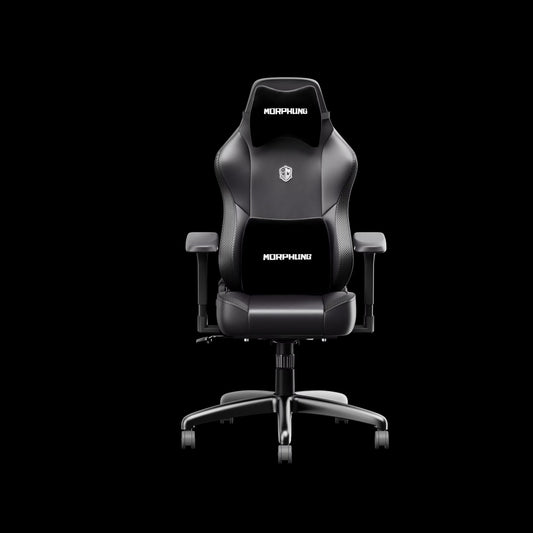 Gaming Chair Dynamic Lumbar Support and Thicken Seat Height Adjustable Game Chair with 360°-Swivel Seat