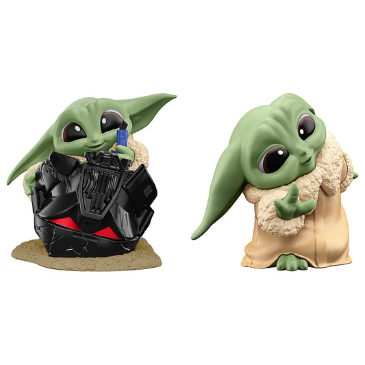 STAR WARS The Bounty Collection Series 5 2-Pack Grogu Figures 2.25-Inch-Scale Helmet Hijinks Peek-A-Boo Toy for Kids Ages 4 and Up