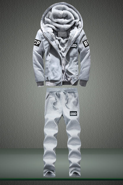 Youth and Adult Casual Hoodie Two-Piece Set
