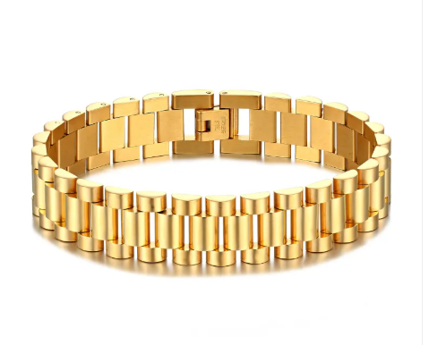 Men's Titanium Steel Geometric Bracelet birthday valentine couple gift