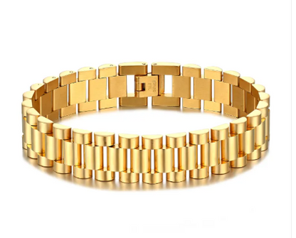 Men's Titanium Steel Geometric Bracelet birthday valentine couple gift