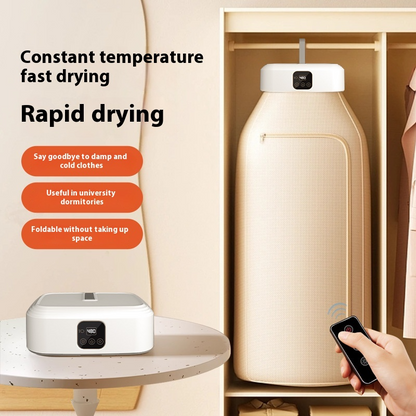 Portable Compact Cloth Dryer Travel with RC