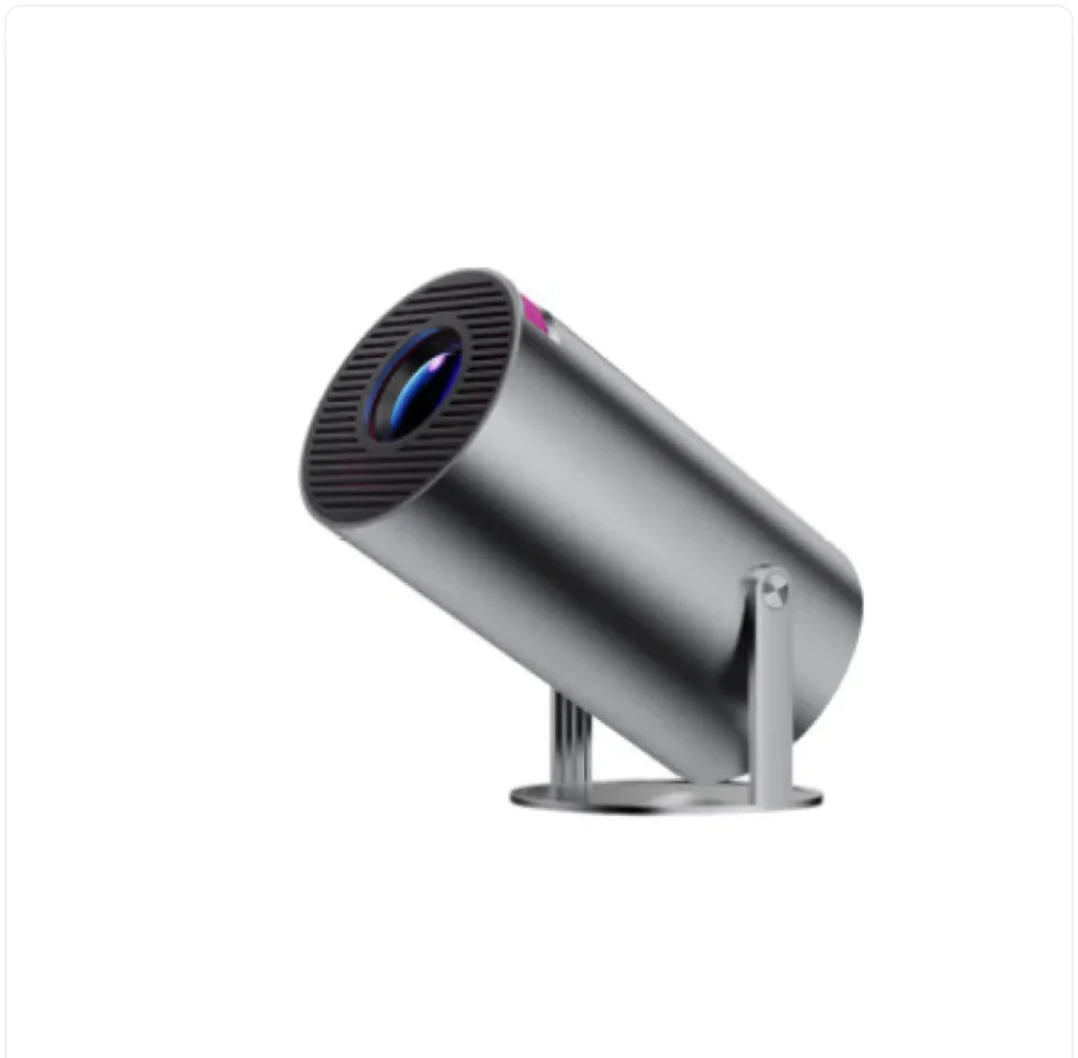 Compact Home Projector with 180° Angle & Auto-Focus HDMI 4K compatibility built in speakers Dual-Band WiFi Bluetooth 5.0