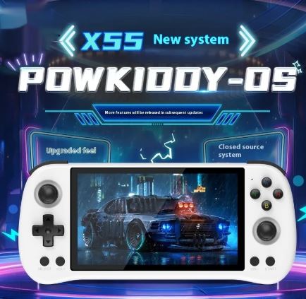 X55 Portable Handheld Game Console 5.5-inch IPS RGB Screen HDMI 128GB