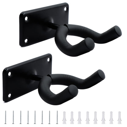 FABTEASQ Skateboard Hanger Skateboard Hooks for Wall Longboard Holder Longboard Wall Mount Hangers for Electric Skateboard，Guitar ，Snowboards2 Pack
