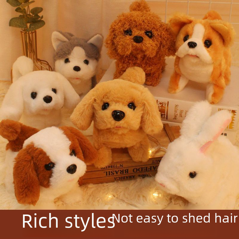 Electric Plush Dog Toy - Realistic Talking Husky