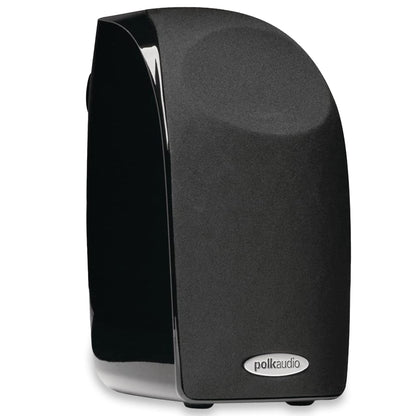 Polk Audio Blackstone TL1 Satellite Speaker (Single Black) | PowerPort Technology | Hi-Gloss Blackstone Finish | Compact Size Crisp Sound | Pair with TL Series for Complete Home Entertainment