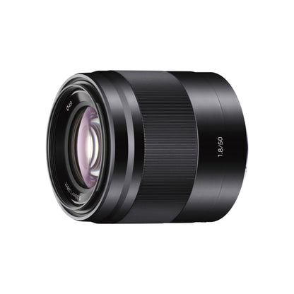 Sony SEL50F18 50mm f/1.8 Lens for Sony E Mount Nex Cameras (Black) - Fixed (Renewed)