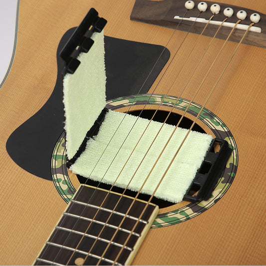 Guitar String Wiper with Protection Oil and Care Pen