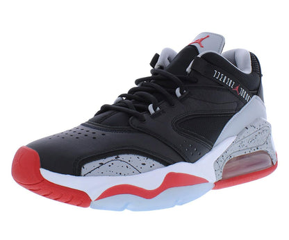 Nike Men Jordan Point Lane in Black / University Red-Wolf Grey US10