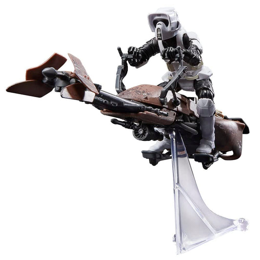 STAR WARS The Vintage Collection Speeder Bike Return of The Jedi 3.75-Inch Collectible Vehicle with Action Figure Ages 4 and Up