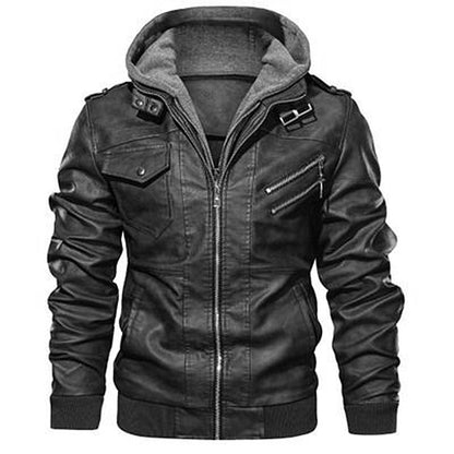 Men Marvel Venom Faux Two-Piece Motorcycle Jacket