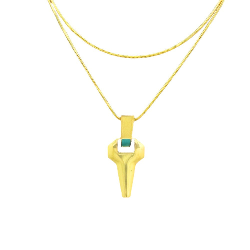 Cyberpunk Glow Pendant Necklace - Game Accessories