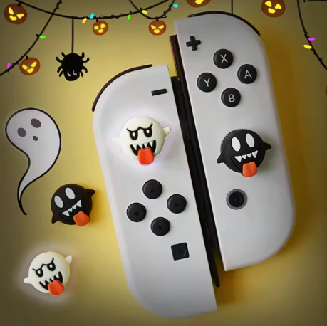 Glow Silicone Thumb Grip Caps for Nintendo Switch/Lite