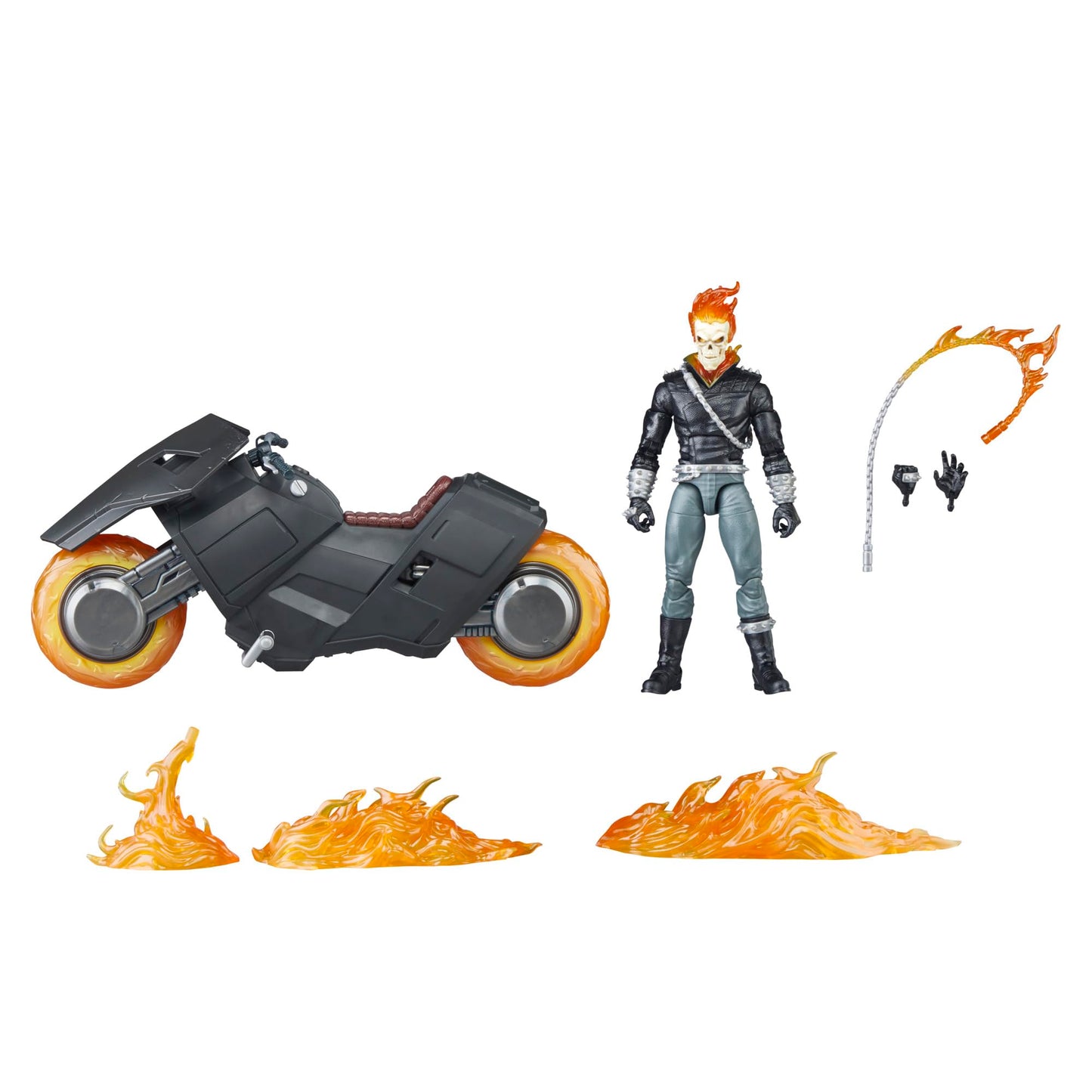 Marvel Legends Series Ghost Rider (Danny Ketch) with Motorcycle 85th Anniversary Comics Collectible 6-Inch Action Figure