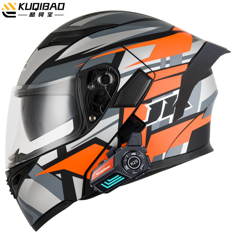 Cool Ride Anti-Fog Dual Lens Bluetooth Motorcycle Helmet