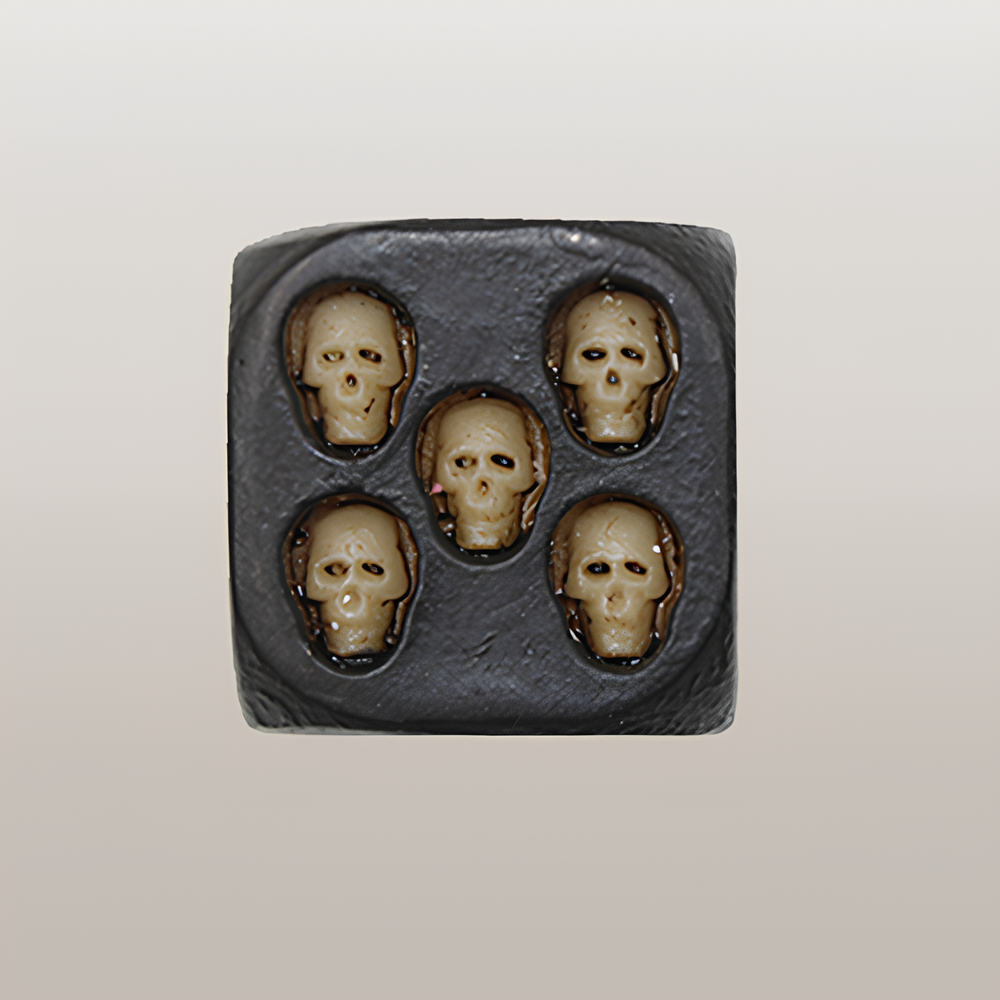 5pcs Set Unique Balanced Skull Dice for Events