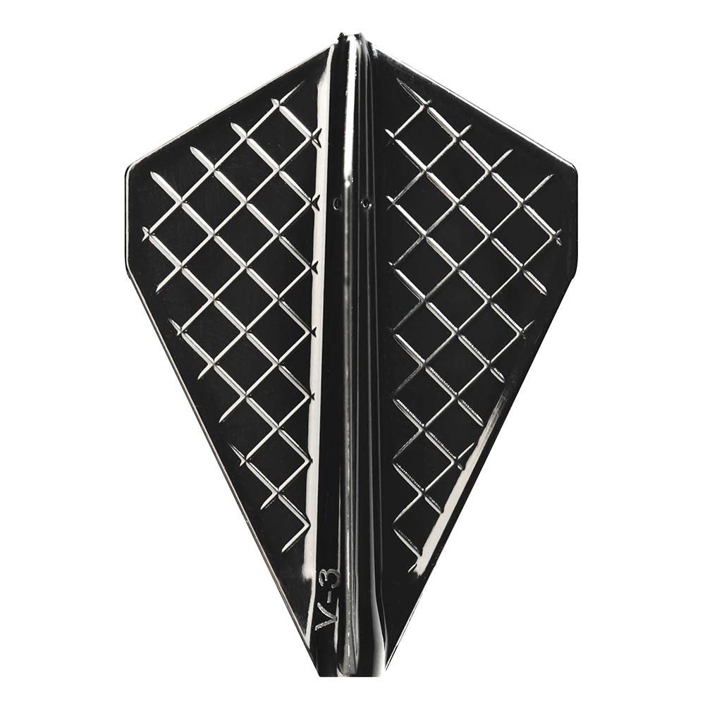 コスモダーツ(COSMO DARTS) Fit Flight Pro Dart Flights V-3 Black