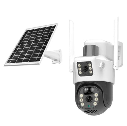 Solar powered Surveillance HD Camera App control Motion Detection Alerts