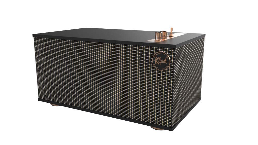 Klipsch Heritage Wireless The Three II Tabletop Stereo in Matte Black