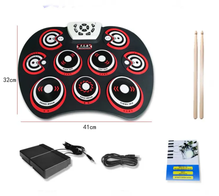 Kids USB Roll Drum drumset