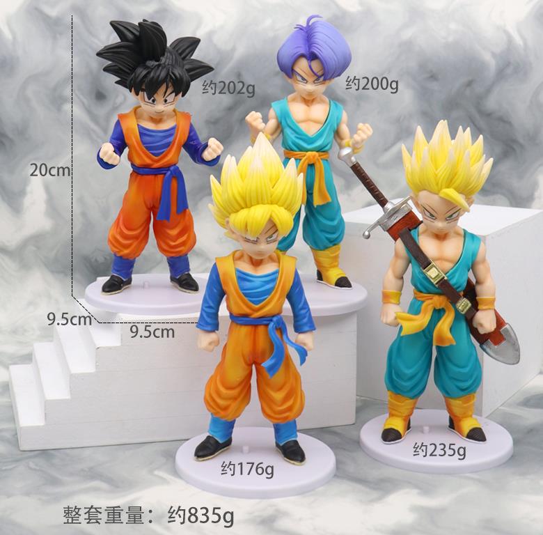 Dragon Ball Super Saiyan Action Figures - Goku & Vegeta
