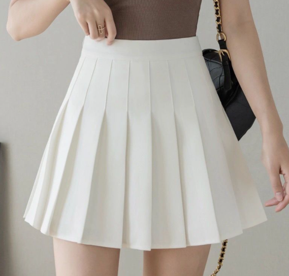 WOLFF High Waist Pleated Skirt Women Woman (One Piece)