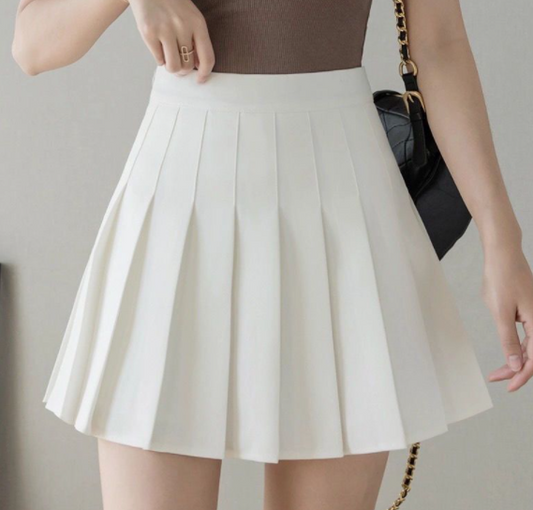 WOLFF High Waist Pleated Skirt Women Woman (One Piece)