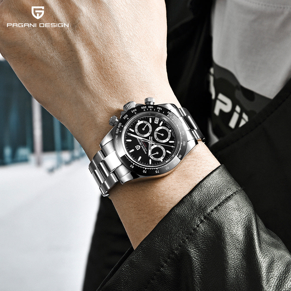 PAGANI Men's Multifunction Waterproof Quartz Watch 1644