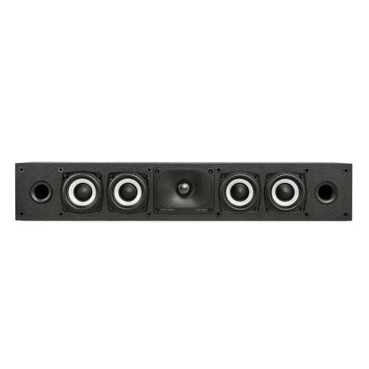 Polk Monitor XT35 Slim Center Channel Speaker - Hi-Res Audio Certified Dolby Atmos & DTS:X Compatible 1" Terylene Tweeter & Four 3" Dynamically Balanced Woofer Wall-Mountable Midnight Black
