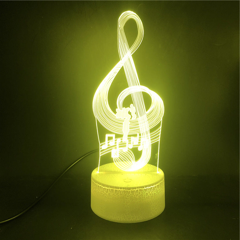 3D Guitar + other Musical instruments Model Night Light with USB and Battery