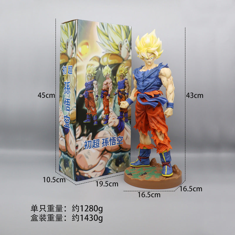 Dragon Ball Super Saiyan Action Figures - Goku & Vegeta
