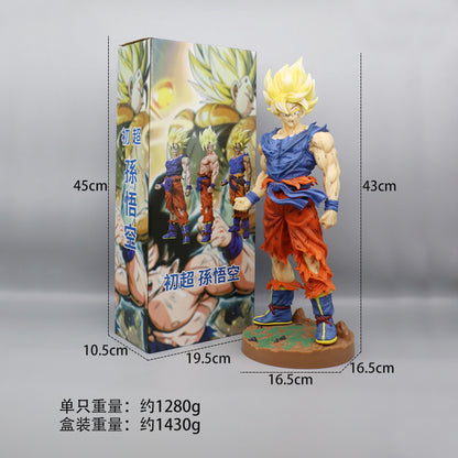 Dragon Ball Super Saiyan Action Figures - Goku & Vegeta