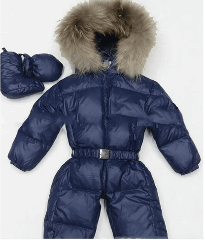 Thickened One-Piece Super  Warm  Cotton  Coat  baby