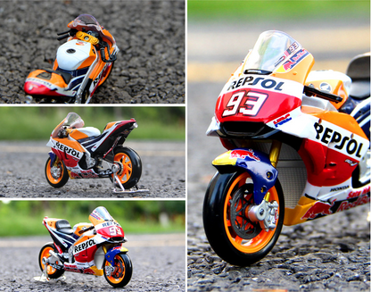 1:18 Alloy Motorcycle Model - Ducati, Yamaha, Honda Repsol