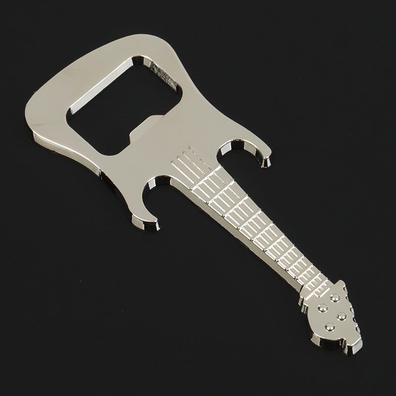 Portable Metal Guitar Bottle Opener Keychain