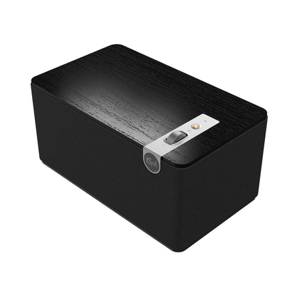 Klipsch The Three Plus Premium Bluetooth Speaker System Turntable Ready with Phono/RCA Inputs Bluetooth 5.3 with Up to 40 ft. of Distance Matte Black