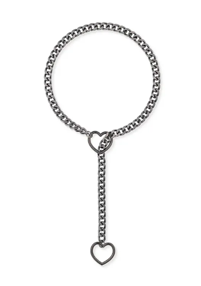Retro Punk Metal Chain Necklace Couple birthday valentine romance gift