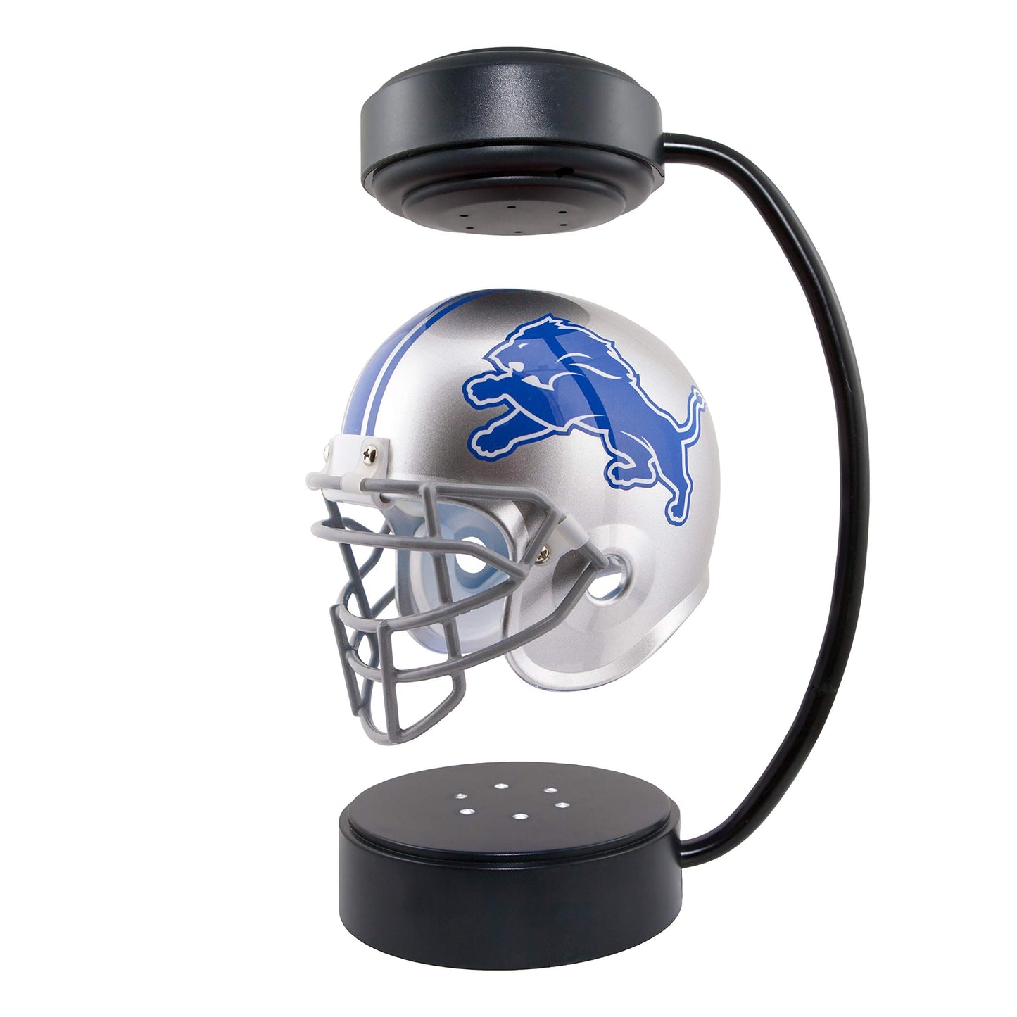 Pegasus Sports NFL Rotating Levitating Hover Helmet with LED Lighting Detroit Lions