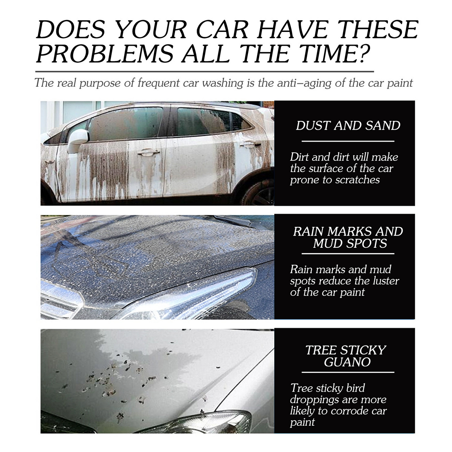 3-in-1 Car Coating Spray Shine Protect