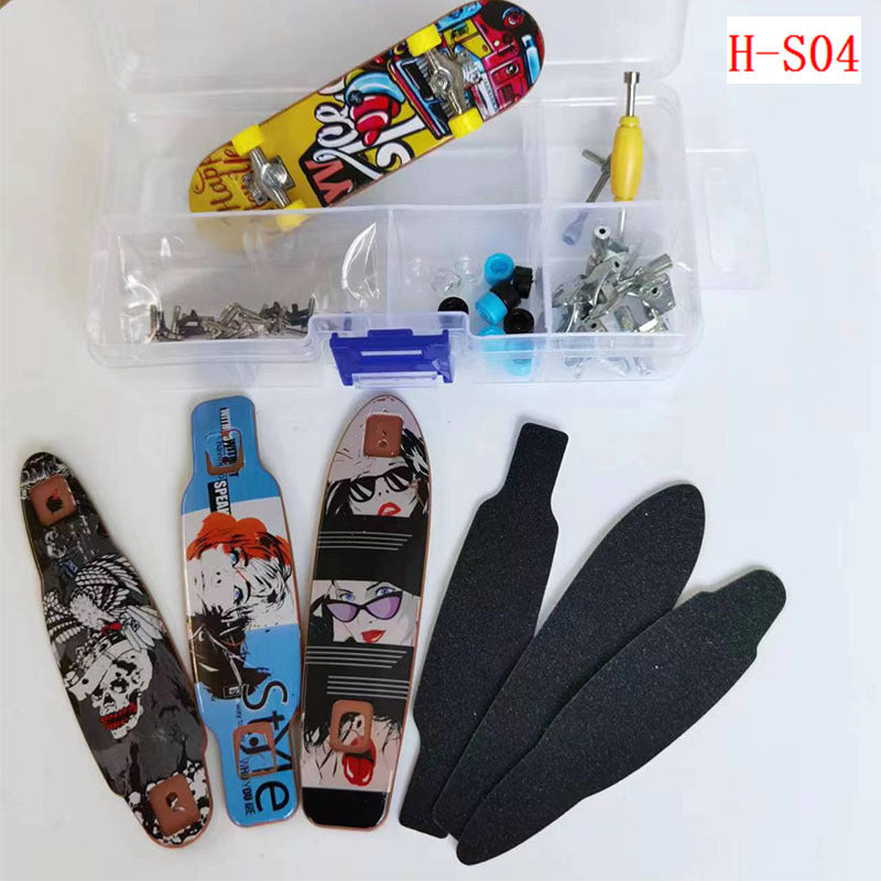 Finger Skateboard DIY Set with Tools and Accessories