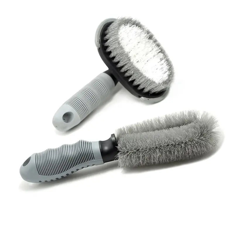1pc Car Wheel and Rim Cleaning Brush - 9.8in automotive tire brush