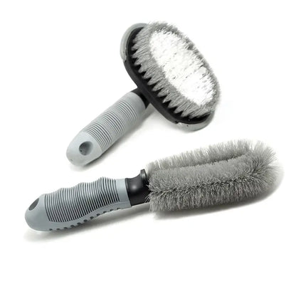 1pc Car Wheel and Rim Cleaning Brush - 9.8in automotive tire brush