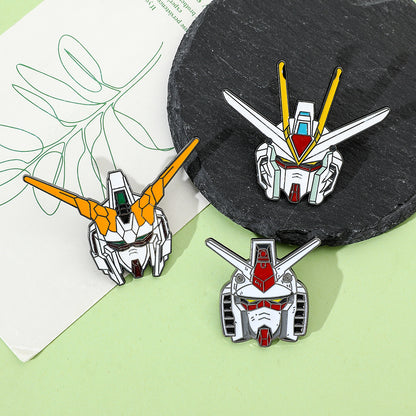 Creative Cartoon Robot Gundam Metal Badge Pin ANIMATE