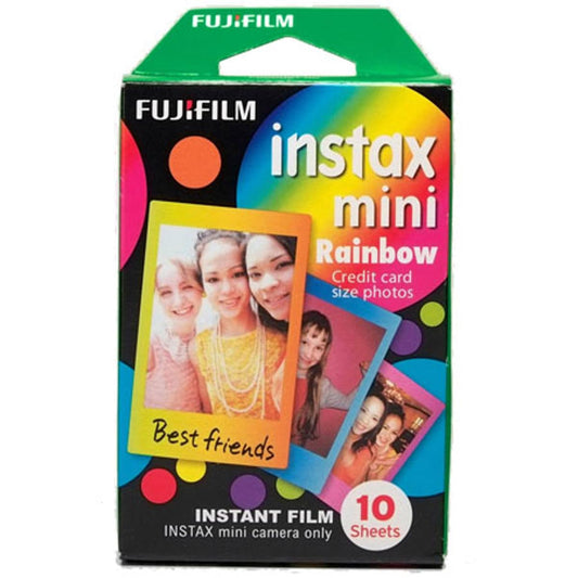 Fujifilm Instax Mini Instant Rainbow Film 50 Sheets