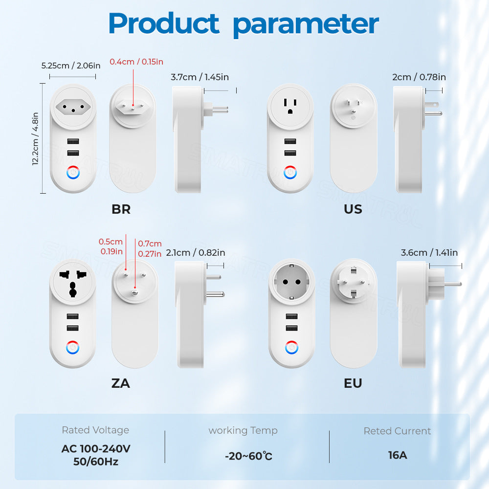 Smart USB Wireless WiFi Plug with APP Timer