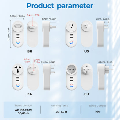 Smart USB Wireless WiFi Plug with APP Timer